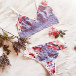 Bralette "Bloom" Lilas et rose